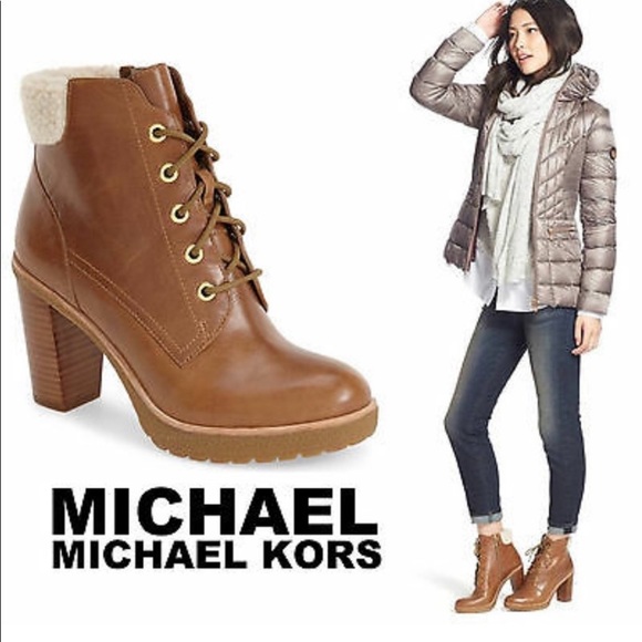 Michael Kors Kim Lace Up Bootie - Picture 2 of 5